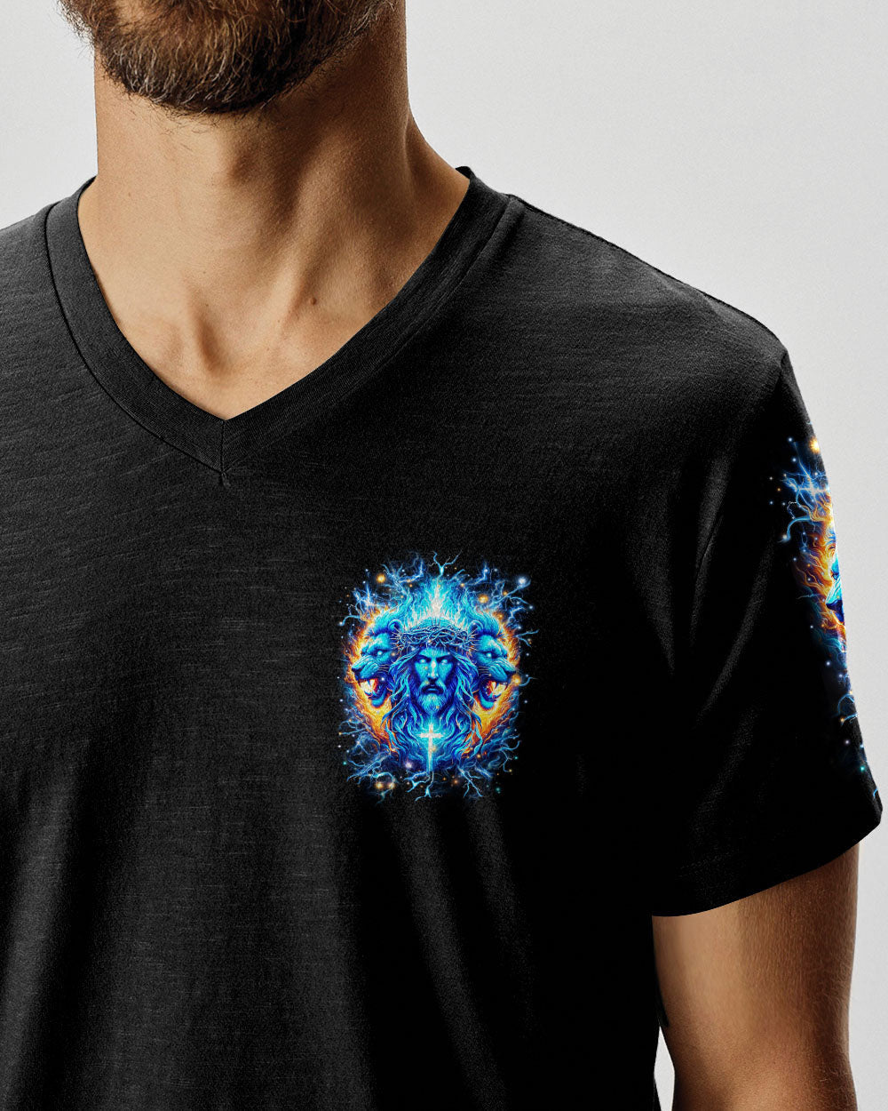 Jesus Dropped The Charges Lion Men's All Over Print Shirt - Yhhn2705241, easychoo.com