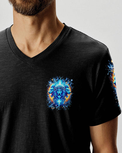 Jesus Dropped The Charges Lion Men's All Over Print Shirt - Yhhn2705241, easychoo.com