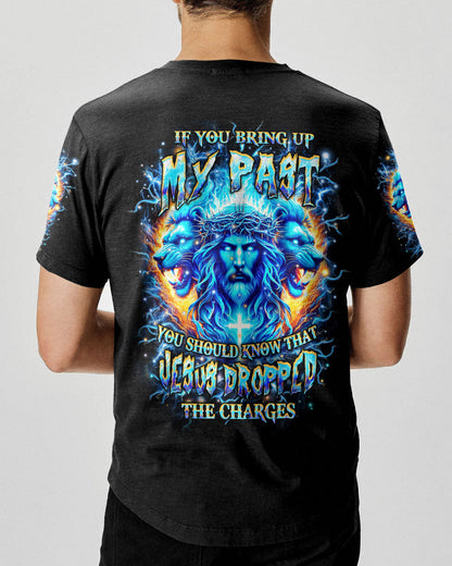Jesus Dropped The Charges Lion Men's All Over Print Shirt - Yhhn2705241, easychoo.com