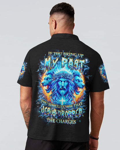 Jesus Dropped The Charges Lion Men's All Over Print Shirt - Yhhn2705241, easychoo.com