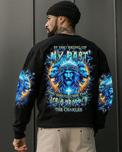 Jesus Dropped The Charges Lion Men's All Over Print Shirt - Yhhn2705241, easychoo.com