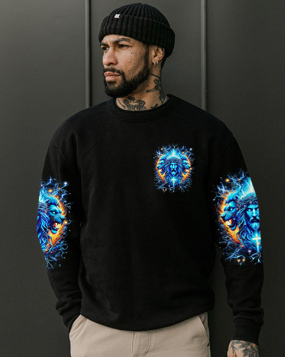 Jesus Dropped The Charges Lion Men's All Over Print Shirt - Yhhn2705241, easychoo.com