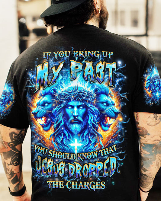 Jesus Dropped The Charges Lion Men's All Over Print Shirt - Yhhn2705241, easychoo.com