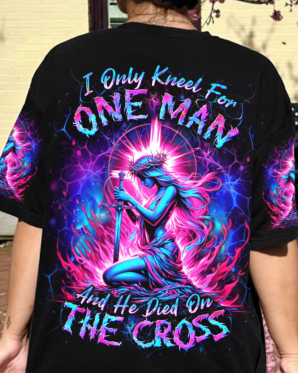 I Only Kneel For One Man Women's All Over Print Shirt - Yhdu2005244, easychoo.com
