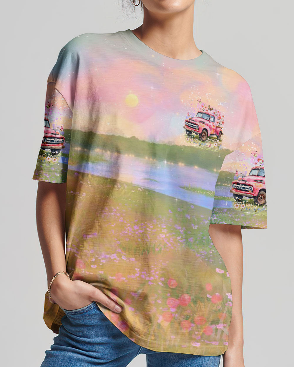 Jesus Take The Wheel Women's All Over Print Shirt - Yhkd3005244, easychoo.com