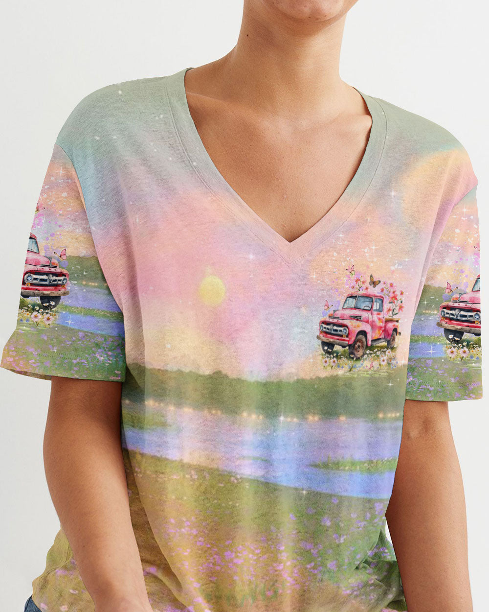 Jesus Take The Wheel Women's All Over Print Shirt - Yhkd3005244, easychoo.com