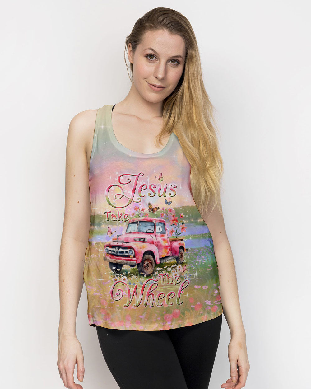 Jesus Take The Wheel Women's All Over Print Shirt - Yhkd3005244, easychoo.com