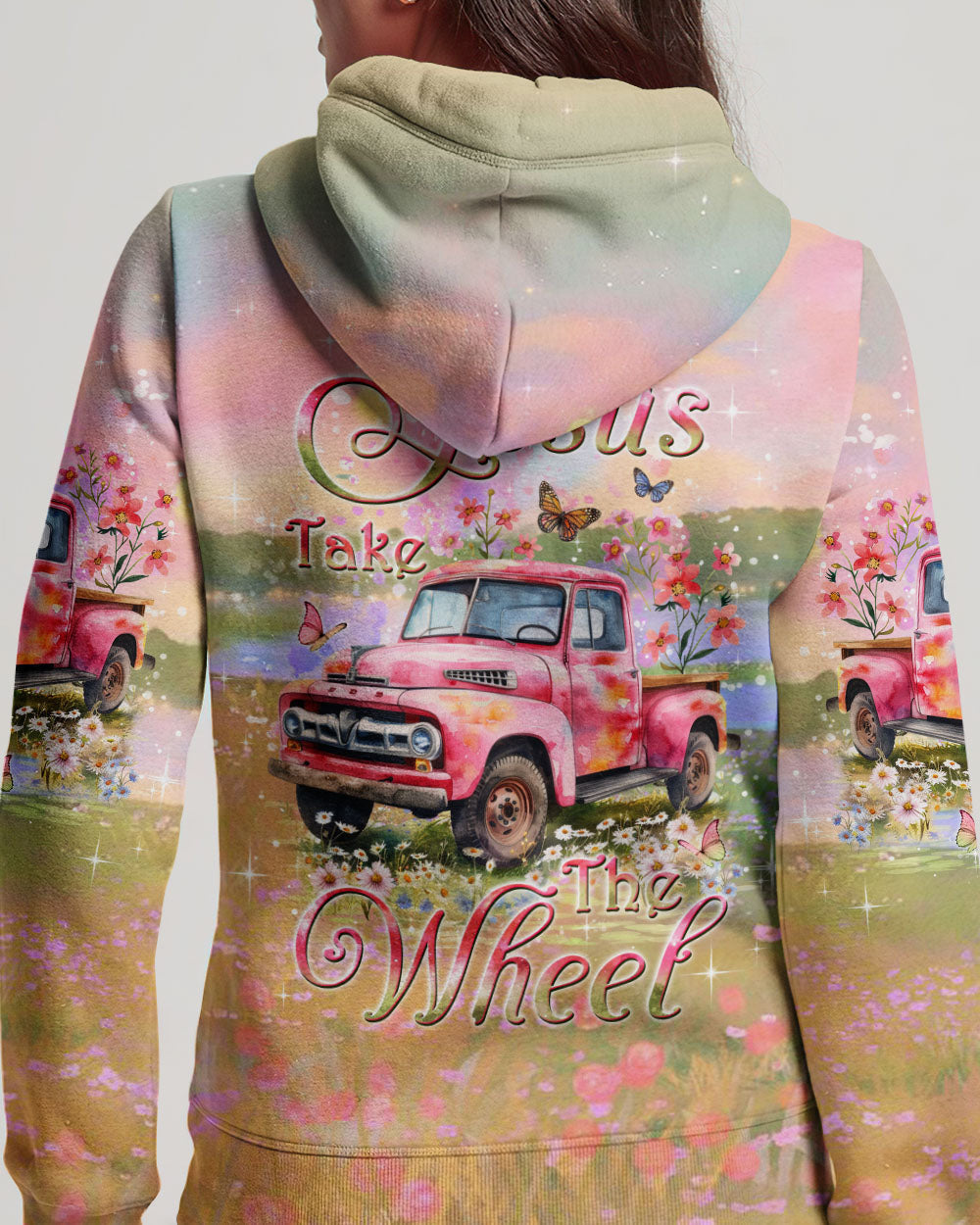 Jesus Take The Wheel Women's All Over Print Shirt - Yhkd3005244, easychoo.com