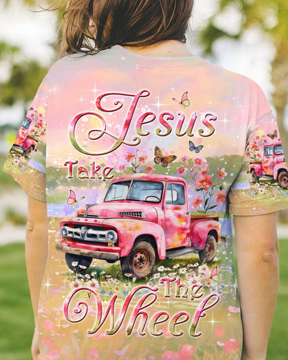 Jesus Take The Wheel Women's All Over Print Shirt - Yhkd3005244, easychoo.com
