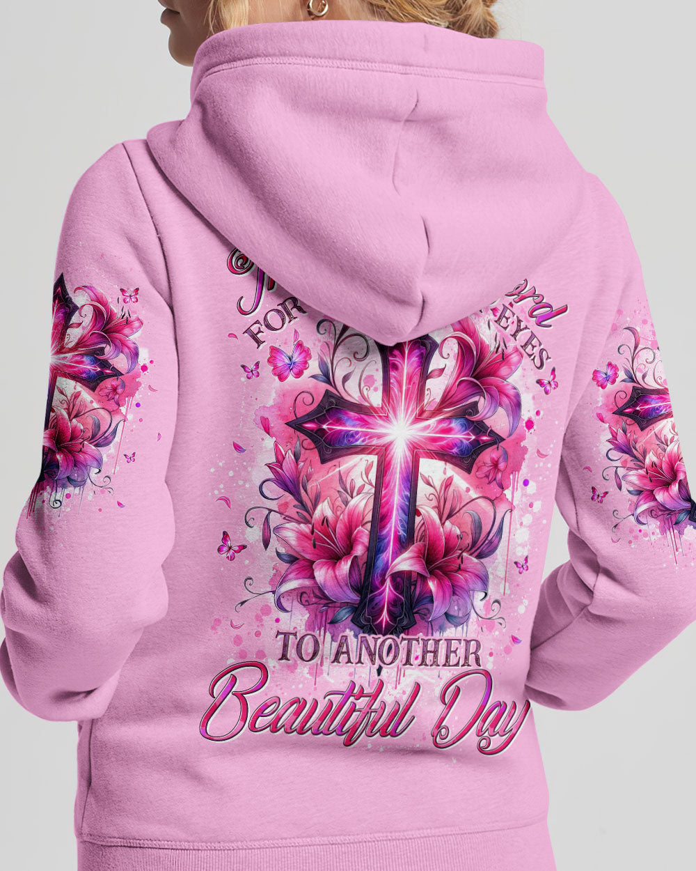 Thank You Lord For Opening My Eyes Women's All Over Print Shirt - Tytd2305241, easychoo.com