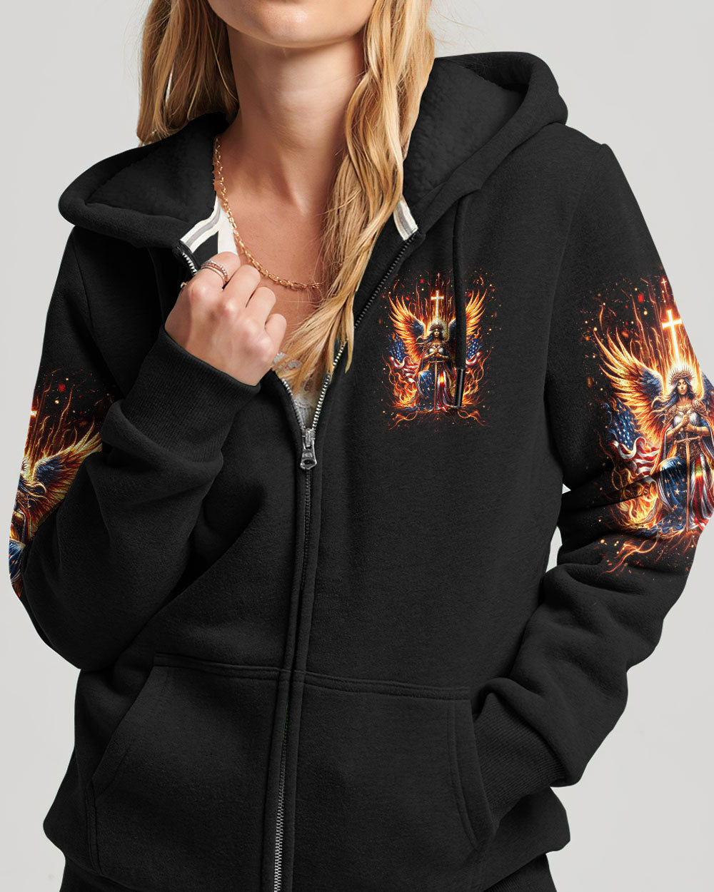 Stand For The Flag Kneel For The Cross Women's All Over Print Shirt - Yhdu2105242, easychoo.com