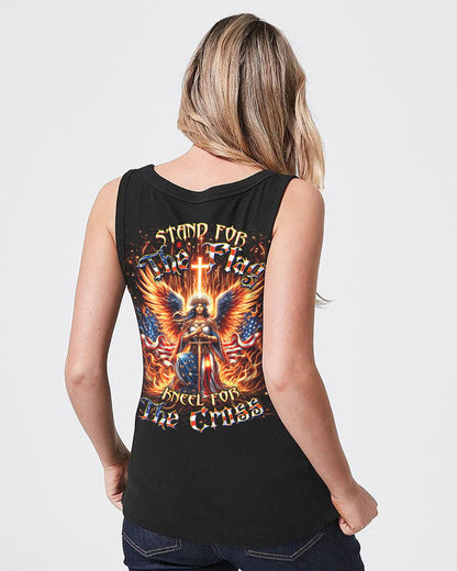 Stand For The Flag Kneel For The Cross Women's All Over Print Shirt - Yhdu2105242, easychoo.com