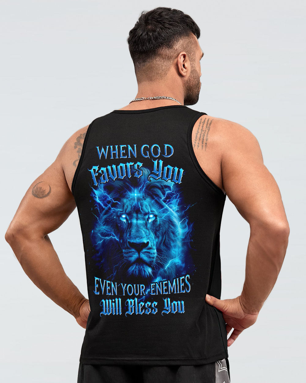 When God Favors You Lion Men's All Over Print Shirt - Tyhi1304242, easychoo.com