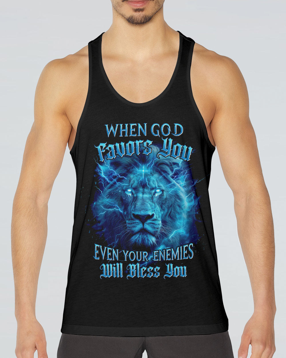 When God Favors You Lion Men's All Over Print Shirt - Tyhi1304242, easychoo.com