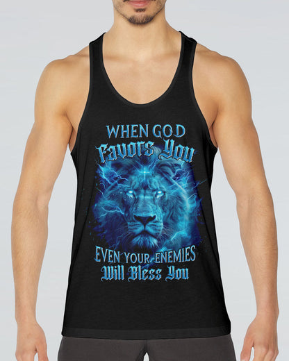 When God Favors You Lion Men's All Over Print Shirt - Tyhi1304242, easychoo.com