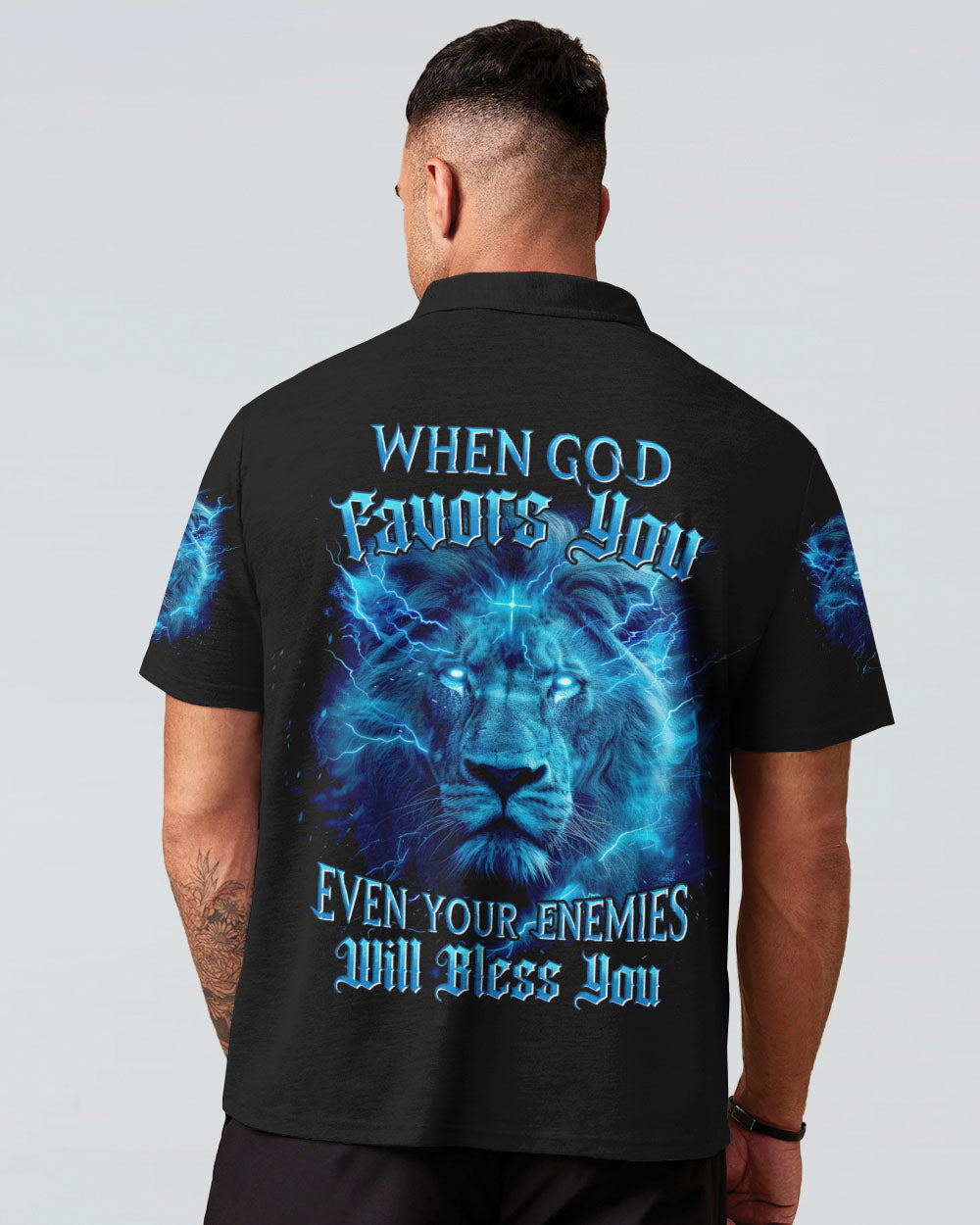 When God Favors You Lion Men's All Over Print Shirt - Tyhi1304242, easychoo.com