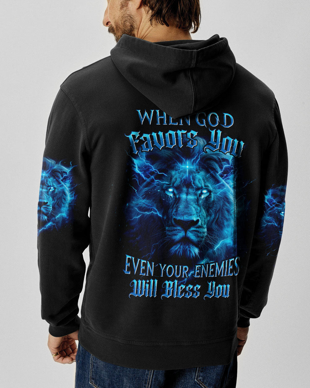 When God Favors You Lion Men's All Over Print Shirt - Tyhi1304242, easychoo.com