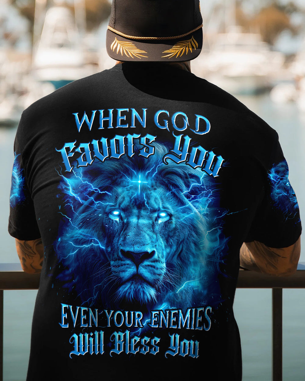 When God Favors You Lion Men's All Over Print Shirt - Tyhi1304242, easychoo.com