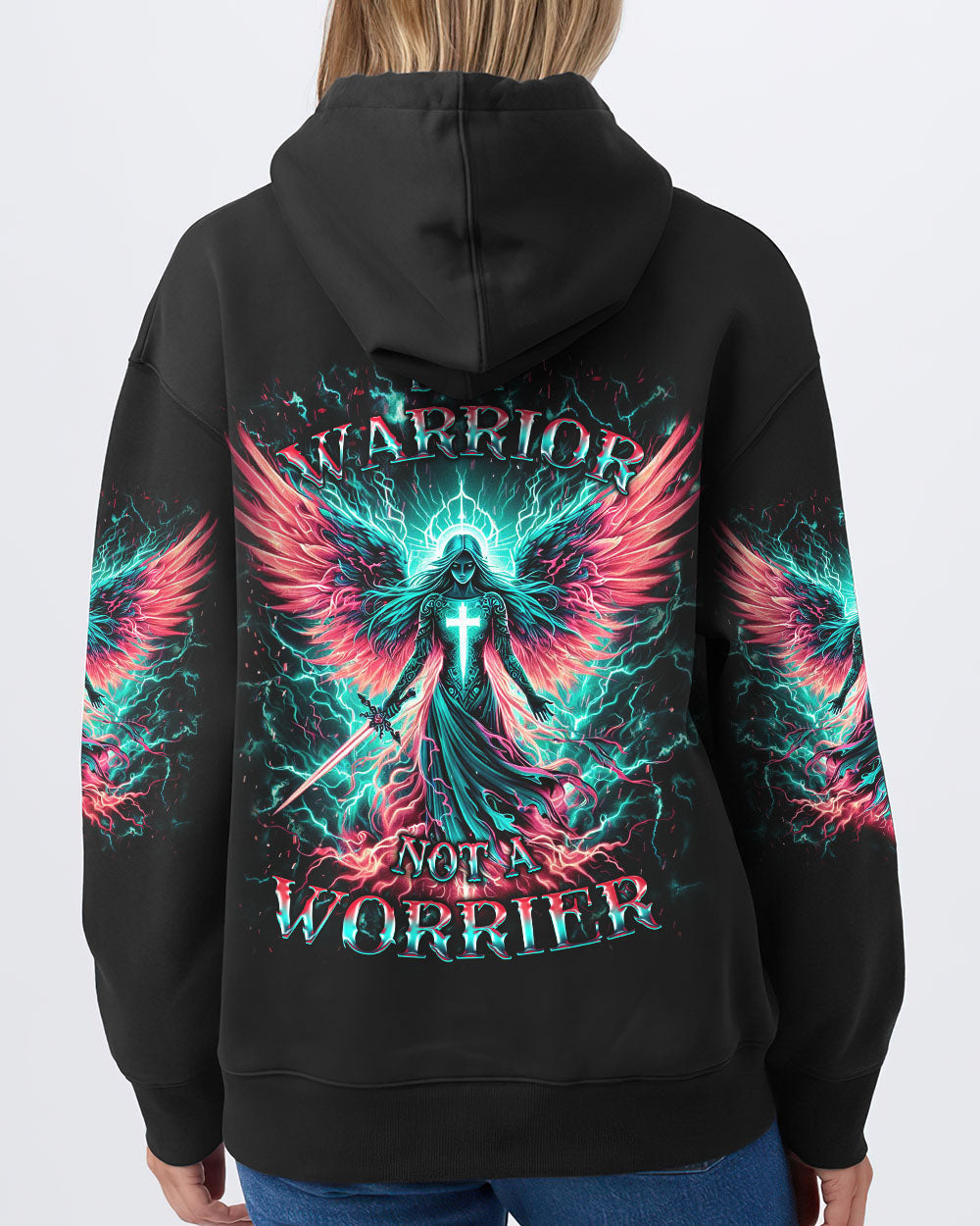 Be A Warrior Not A Worrier Women's All Over Print Shirt - Yhkd1204243, easychoo.com