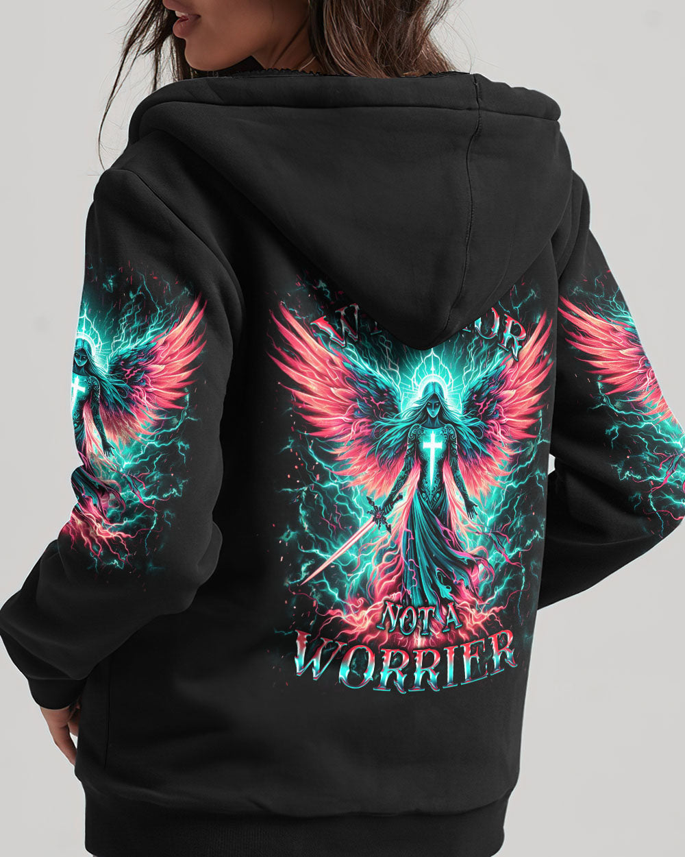 Be A Warrior Not A Worrier Women's All Over Print Shirt - Yhkd1204243, easychoo.com