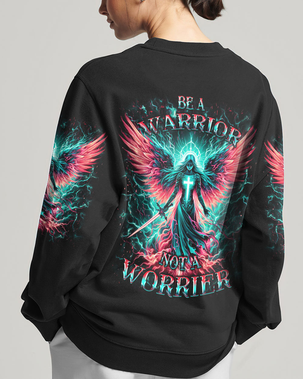 Be A Warrior Not A Worrier Women's All Over Print Shirt - Yhkd1204243, easychoo.com