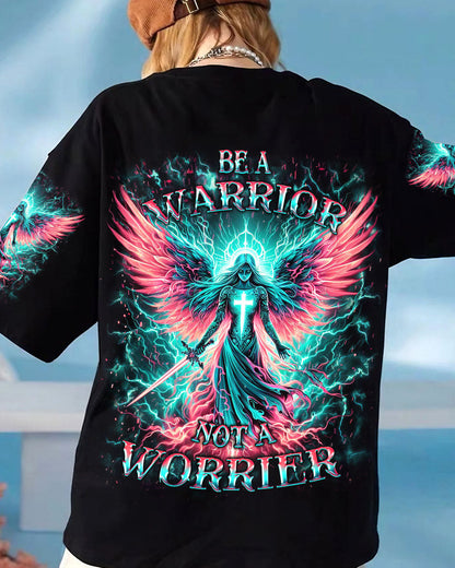 Be A Warrior Not A Worrier Women's All Over Print Shirt - Yhkd1204243, easychoo.com