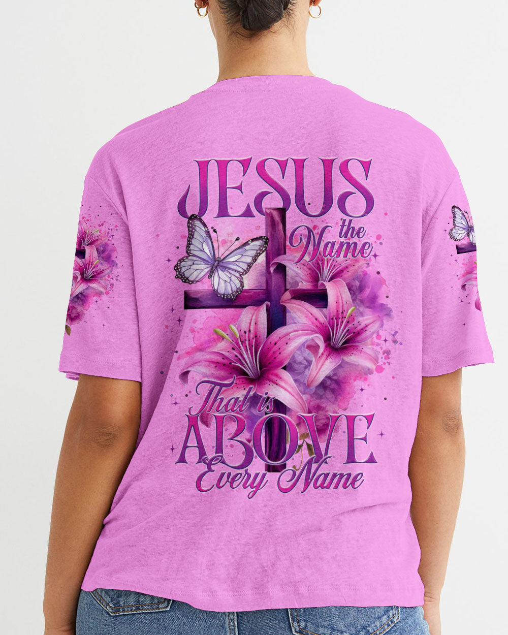 Jesus The Name That Is Above Every Name Women's All Over Print Shirt - Tytm2205242, easychoo.com