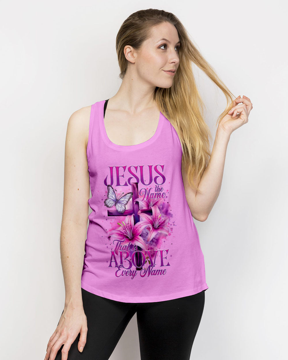 Jesus The Name That Is Above Every Name Women's All Over Print Shirt - Tytm2205242, easychoo.com