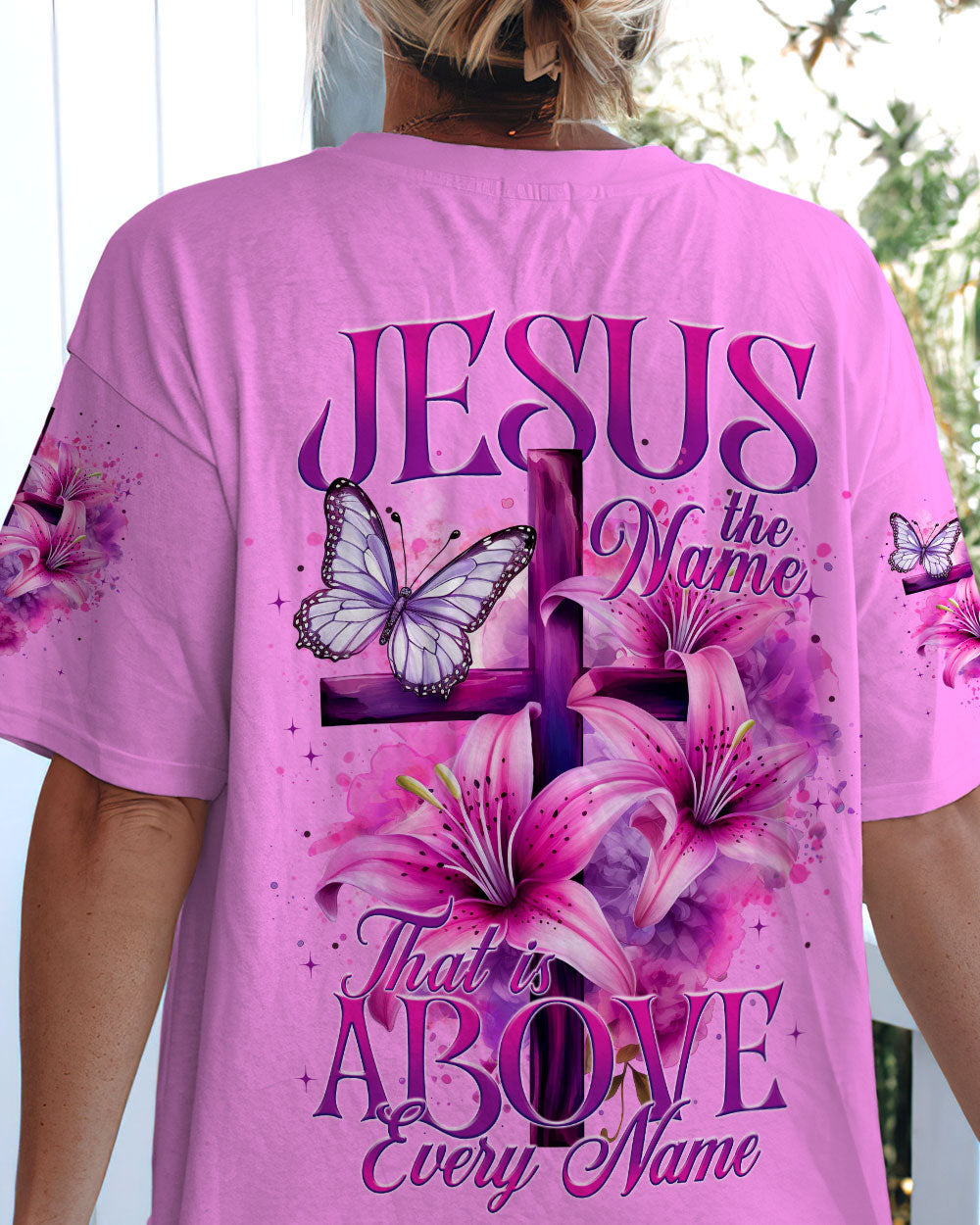 Jesus The Name That Is Above Every Name Women's All Over Print Shirt - Tytm2205242, easychoo.com