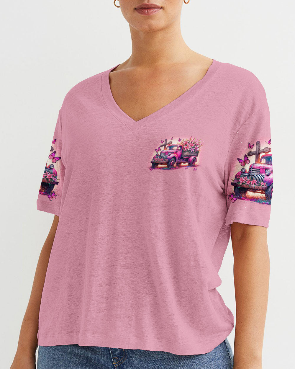 Jesus Take The Wheel Women's All Over Print Shirt - Tytm0705242, easychoo.com