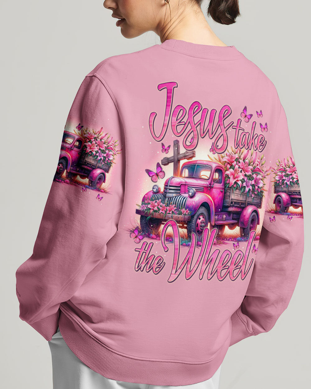 Jesus Take The Wheel Women's All Over Print Shirt - Tytm0705242, easychoo.com