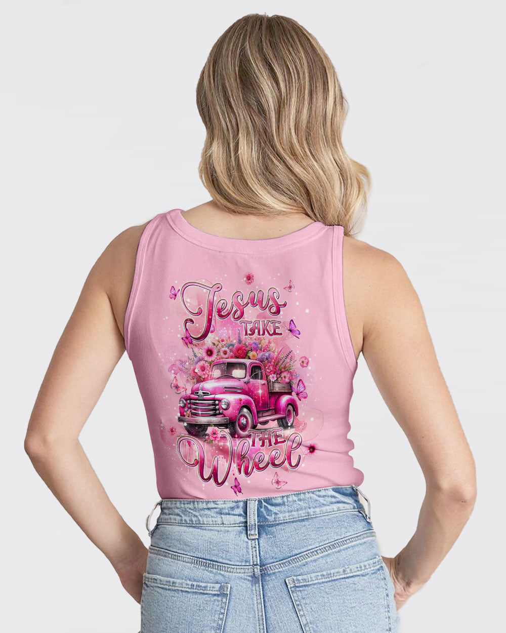 Jesus Take The Wheel Women's All Over Print Shirt - Tlpq2604244, easychoo.com