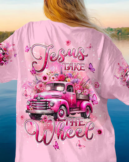 Jesus Take The Wheel Women's All Over Print Shirt - Tlpq2604244, easychoo.com