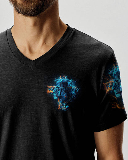 Way Maker Miracle Worker Cross Lion Men's All Over Print Shirt - Tlno1504244, easychoo.com