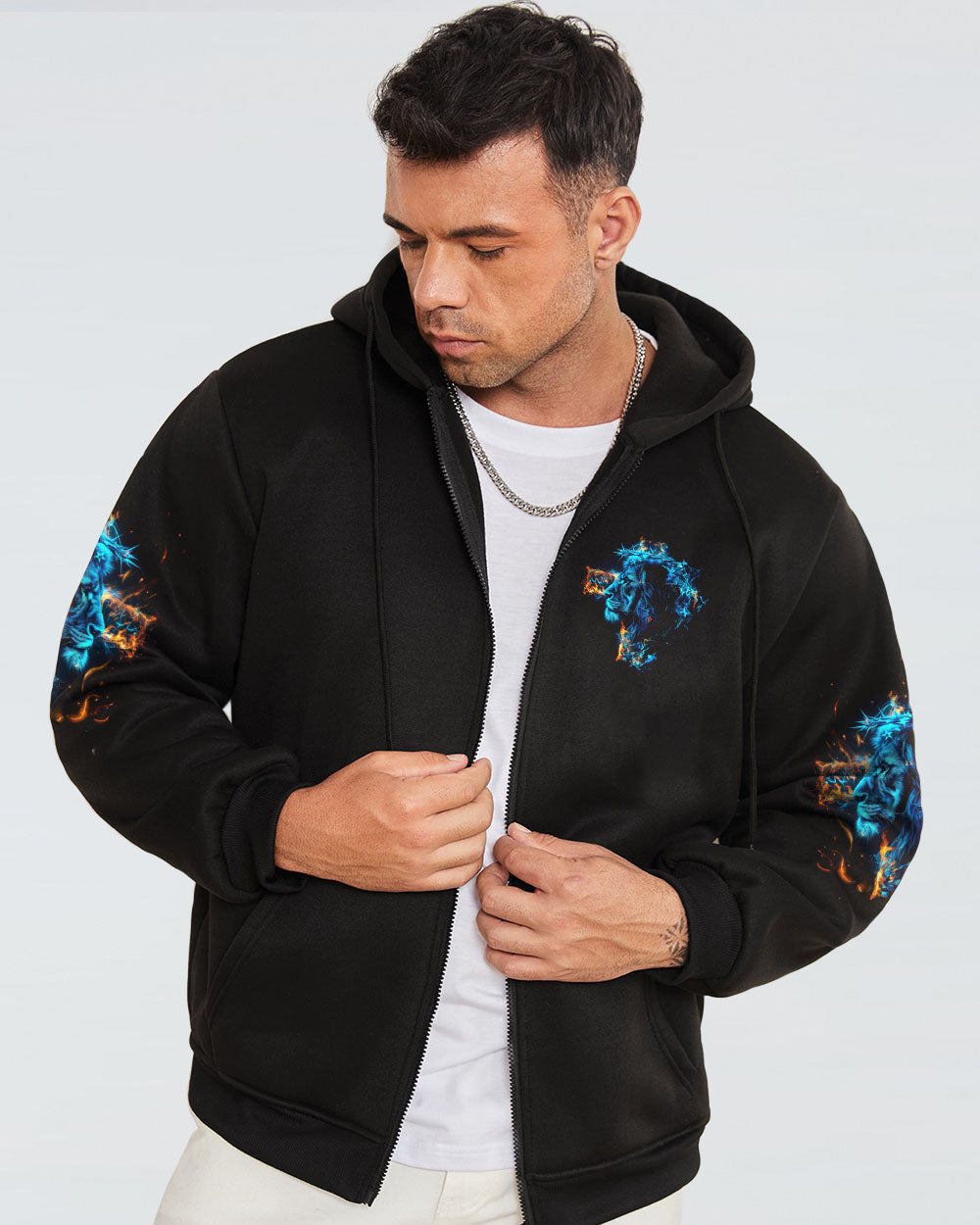 Way Maker Miracle Worker Cross Lion Men's All Over Print Shirt - Tlno1504244, easychoo.com