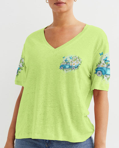 Jesus Take The Wheel Daisy Women's All Over Print Shirt - Tytd1604245, easychoo.com