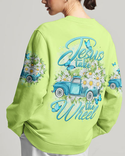 Jesus Take The Wheel Daisy Women's All Over Print Shirt - Tytd1604245, easychoo.com