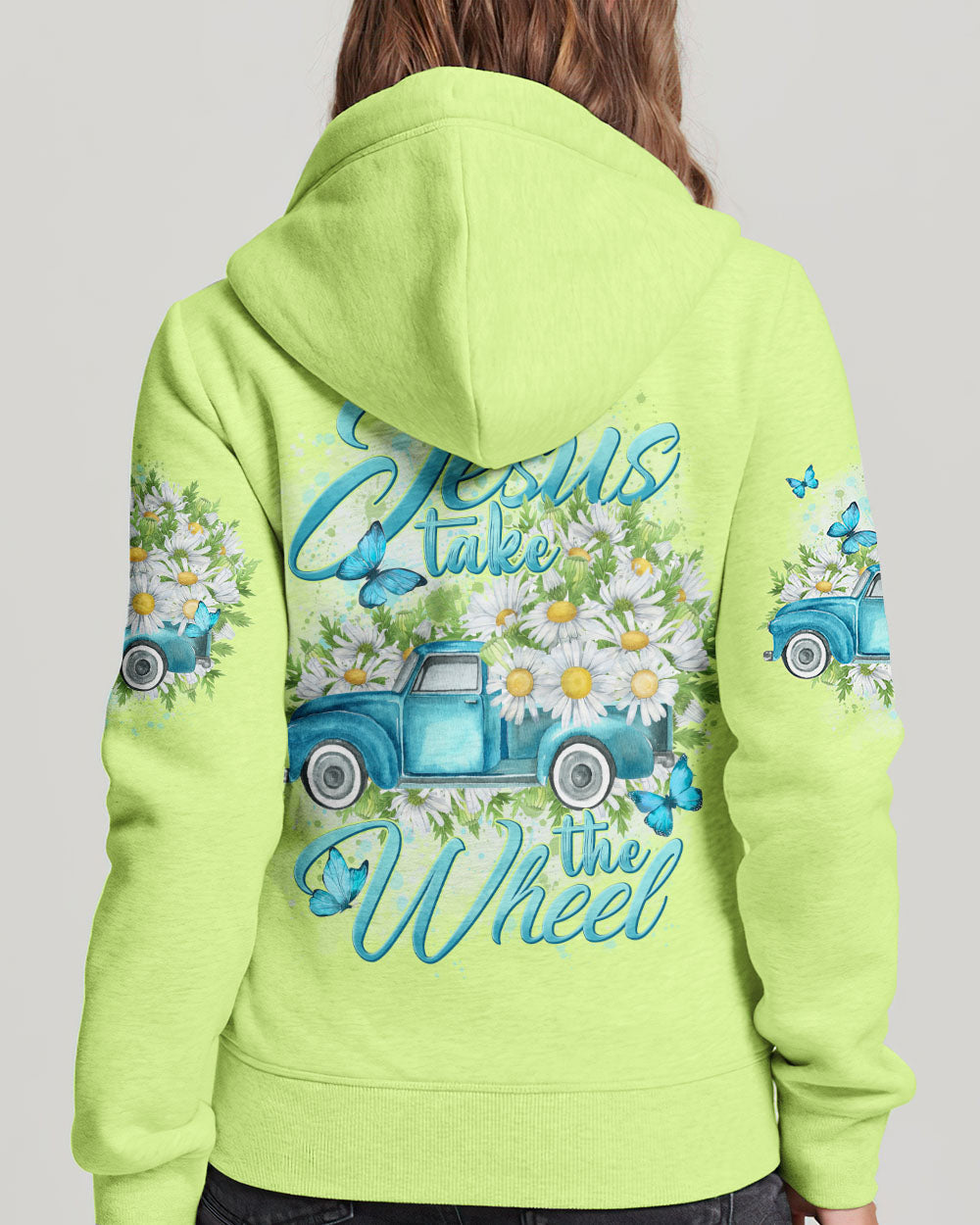 Jesus Take The Wheel Daisy Women's All Over Print Shirt - Tytd1604245, easychoo.com