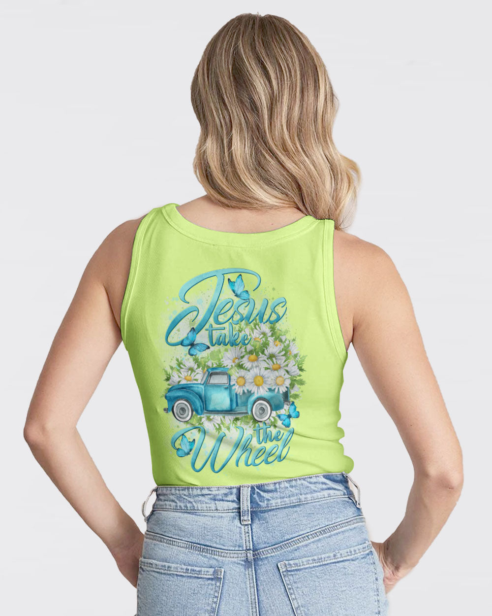 Jesus Take The Wheel Daisy Women's All Over Print Shirt - Tytd1604245, easychoo.com