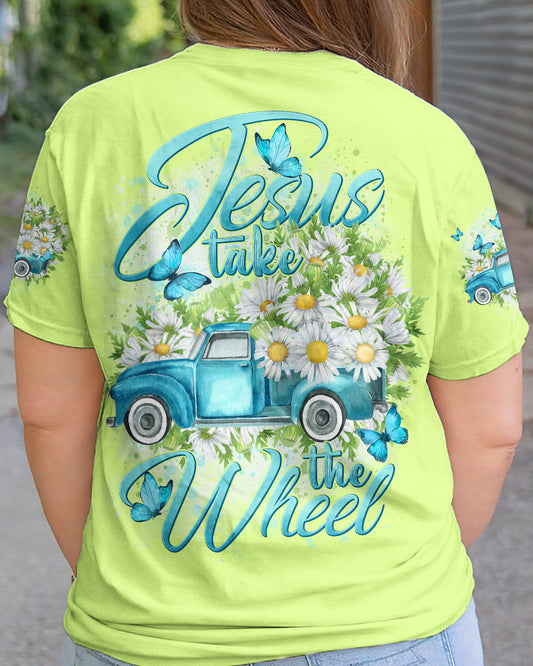 Jesus Take The Wheel Daisy Women's All Over Print Shirt - Tytd1604245, easychoo.com