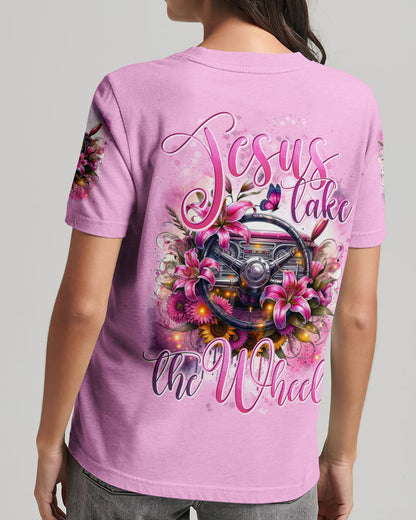 Jesus Take The Wheel Women's All Over Print Shirt - Tytd0805241, easychoo.com
