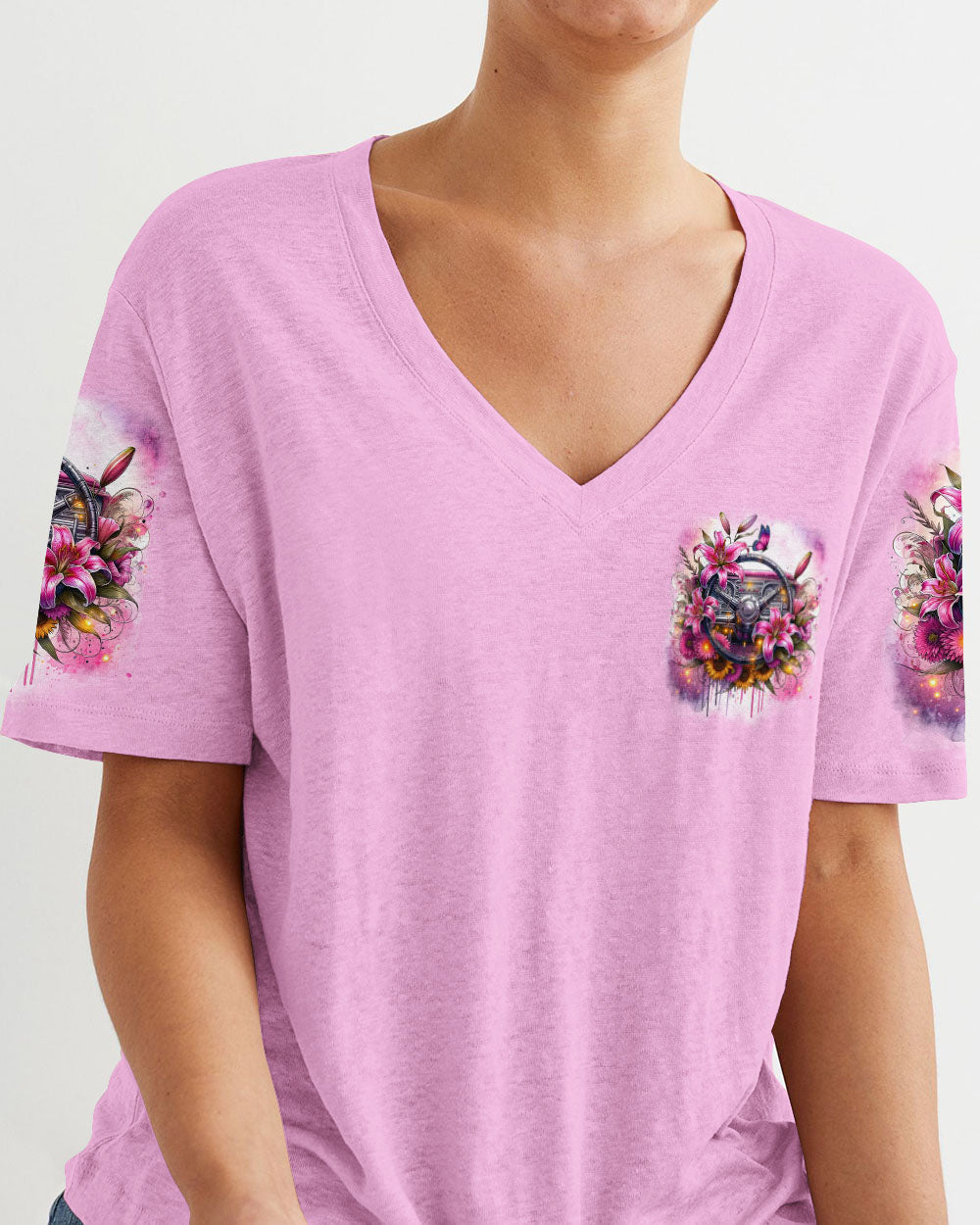 Jesus Take The Wheel Women's All Over Print Shirt - Tytd0805241, easychoo.com