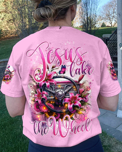 Jesus Take The Wheel Women's All Over Print Shirt - Tytd0805241, easychoo.com