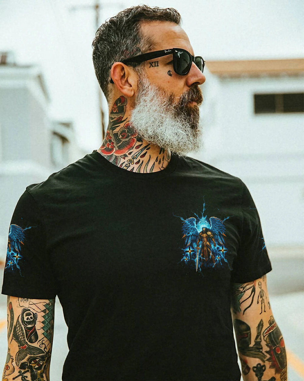 The Devil Saw Me With My Head Down Warrior Men's All Over Print Shirt - Tltw0405245, easychoo.com