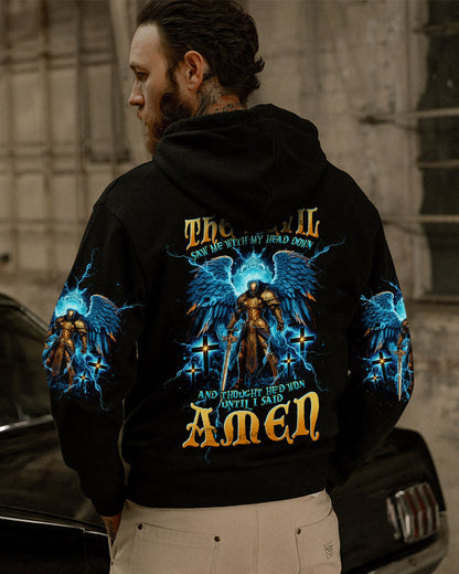 The Devil Saw Me With My Head Down Warrior Men's All Over Print Shirt - Tltw0405245, easychoo.com