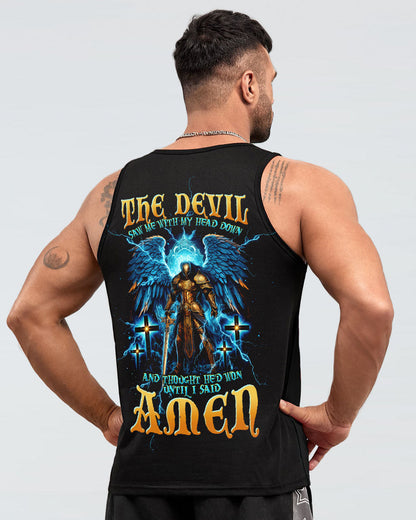 The Devil Saw Me With My Head Down Warrior Men's All Over Print Shirt - Tltw0405245, easychoo.com