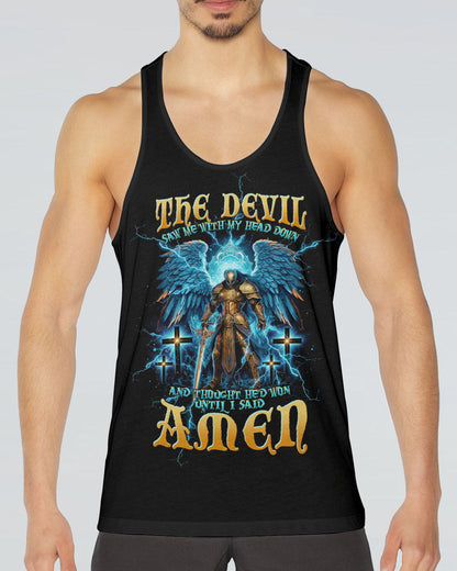 The Devil Saw Me With My Head Down Warrior Men's All Over Print Shirt - Tltw0405245, easychoo.com
