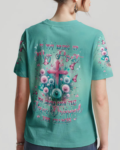 Jesus Dropped The Charges Women's All Over Print Shirt - Tlpq1504243, easychoo.com