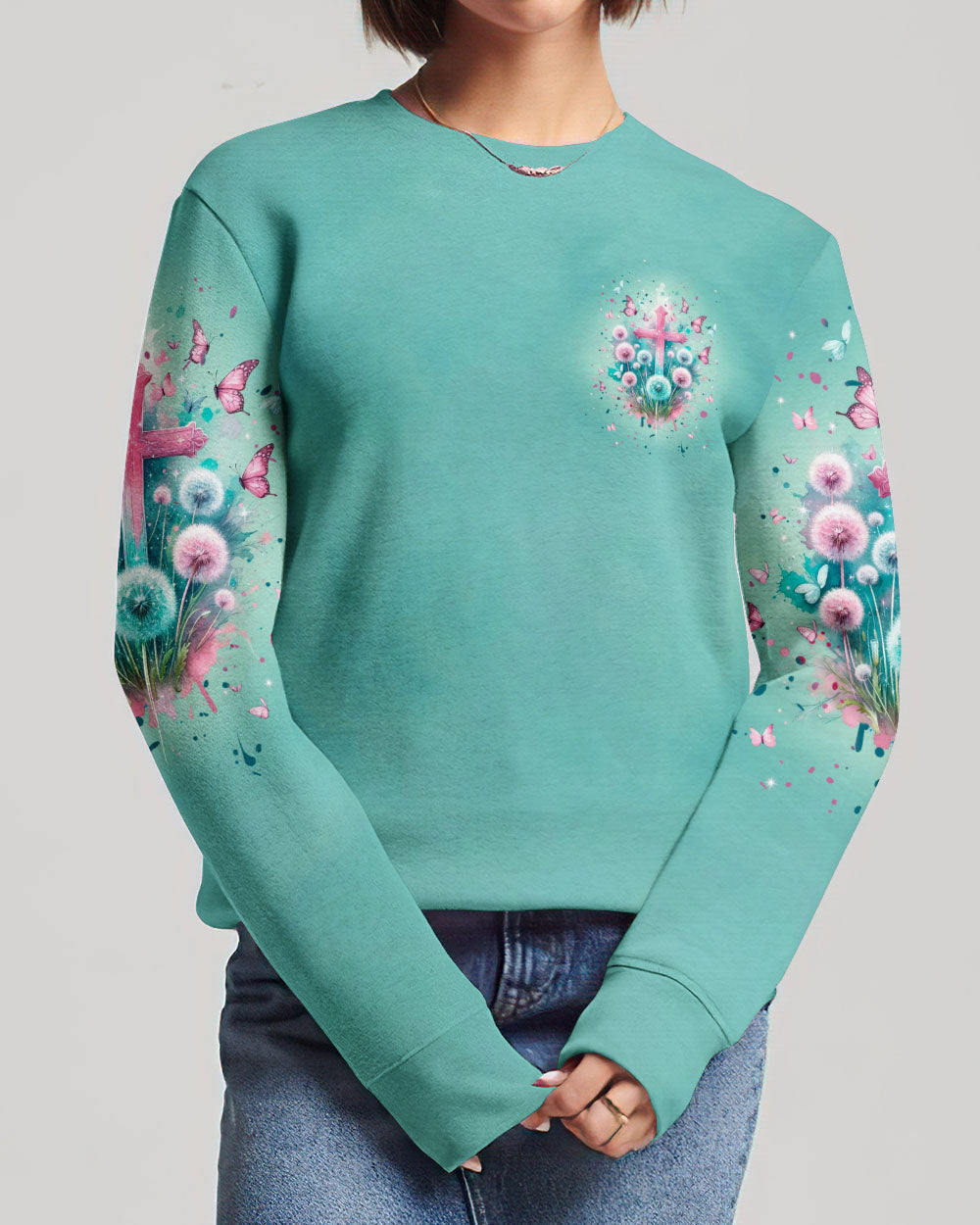 Jesus Dropped The Charges Women's All Over Print Shirt - Tlpq1504243, easychoo.com