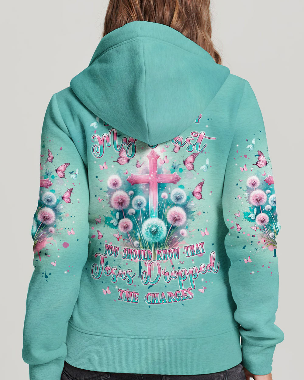 Jesus Dropped The Charges Women's All Over Print Shirt - Tlpq1504243, easychoo.com